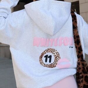 White Fox hoodie size L/XL